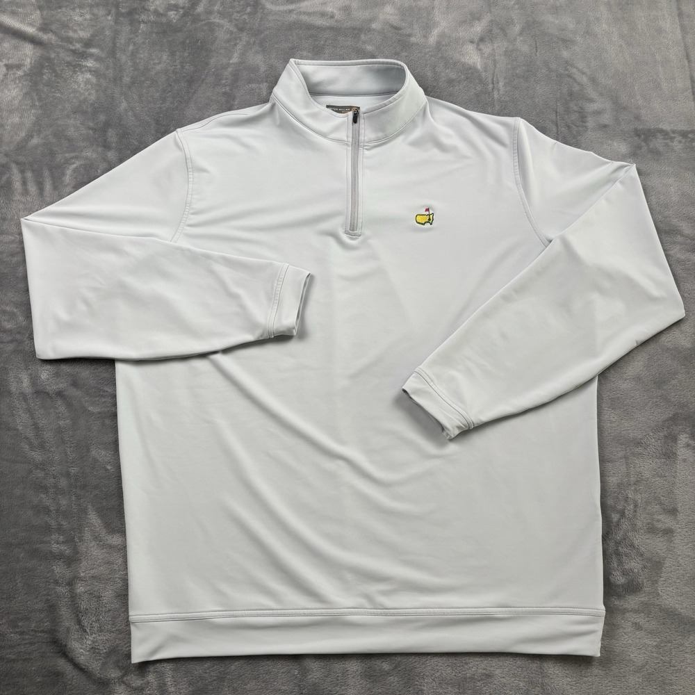 Masters Peter Millar Perth Performance Grey 1/4 Z… - image 1
